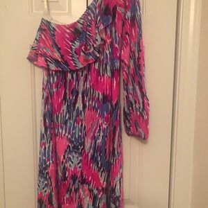 Lilly Pulitzer Dresses - Lilly Pulitzer Silk One Shoulder Dress Lilly Pulitzer Dresses - Lilly Pulitzer Silk One Shoulder Dress